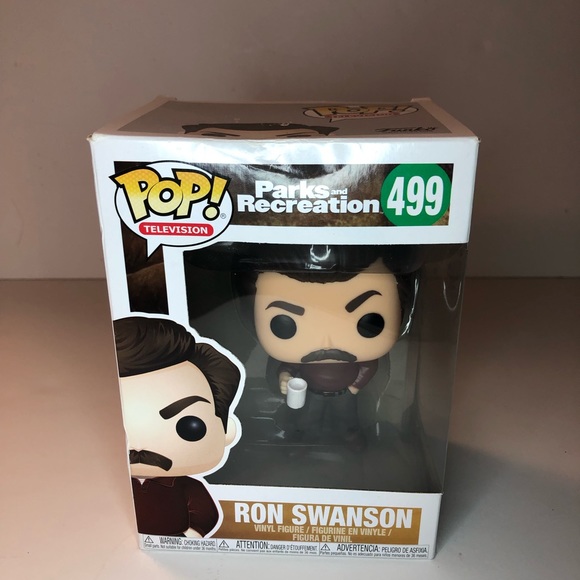 Funko Pop Television: Parks and Recreation - Ron Swanson Vinyl Figure #13036 - Picture 1 of 5